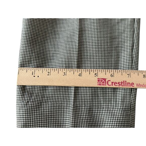 Liz Claiborne Classics Wool Pants Sz 12 Houndstooth Pleated Lined Back Zip Retro - Picture 10 of 10